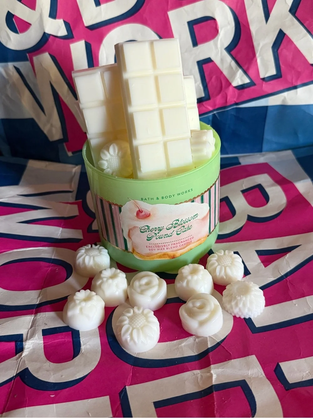Bath & Body Works Cherry Blossom Pound Cake Wax Melts